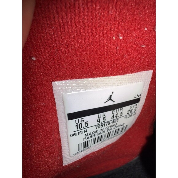 🔥 Air Jordan 10 Retro 30th Anniversary “Gym Red” 705178-601 – Size 10.5 (US) - Picture 10 of 15